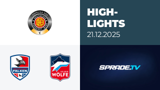21.12.2025 - Highlights - Heilbronner Falken vs. Selber Wölfe