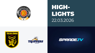22.03.2026 - Highlights - Tölzer Löwen vs. Tilburg Trappers