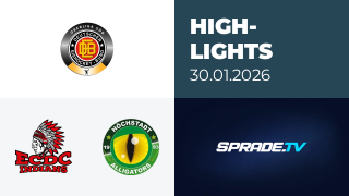 30.01.2026 - Highlights - ECDC Memmingen Indians vs. Höchstadt Alligators