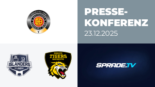 23.12.2025 - Pressekonferenz - EV Lindau Islanders vs. onesto Tigers Bayreuth