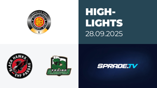 28.09.2025 - Highlights - EHF Passau Black Hawks vs. Erding Gladiators