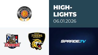 06.01.2026 - Highlights - EC Peiting vs. onesto Tigers Bayreuth
