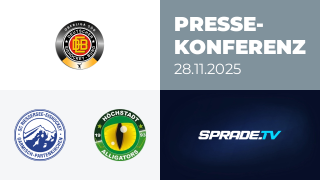 28.11.2025 - Pressekonferenz - SC Riessersee vs. Höchstadt Alligators