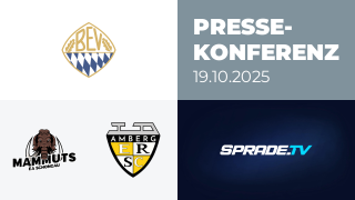 19.10.2025 - Pressekonferenz - Schongau Mammuts vs. ERSC Amberg