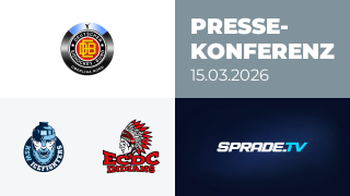 15.03.2026 - Pressekonferenz - KSW IceFighters Leipzig vs. ECDC Memmingen Indians