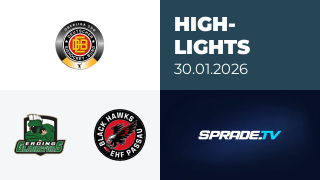30.01.2026 - Highlights - Erding Gladiators vs. EHF Passau Black Hawks