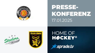 17.01.2025 - Pressekonferenz - Bietigheim Steelers vs. Tölzer Löwen