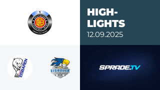 12.09.2025 - Highlights - Hammer Eisbären vs. Eisadler Dortmund