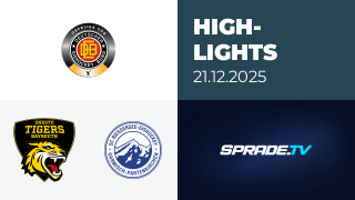 21.12.2025 - Highlights - onesto Tigers Bayreuth vs. SC Riessersee