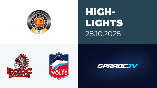 28.10.2025 - Highlights - ECDC Memmingen Indians vs. Selber Wölfe