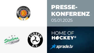 05.01.2025 - Pressekonferenz - Bietigheim Steelers vs. EV Füssen