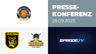 28.09.2025 - Pressekonferenz - Tölzer Löwen vs. Stuttgart Rebels