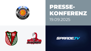 19.09.2025 - Pressekonferenz - Herne Miners vs. Hannover Scorpions