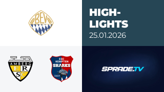 25.01.2026 - Highlights - ERSC Amberg vs. ESC Kempten