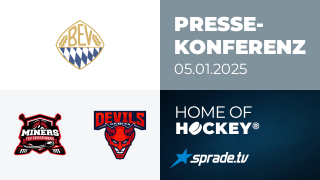 05.01.2025 - Pressekonferenz - TSV Peißenberg vs. Devils Ulm/Neu-Ulm