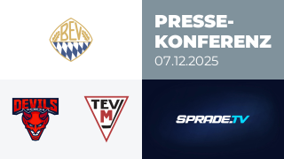 07.12.2025 - Pressekonferenz - Devils Ulm/Neu-Ulm vs. TEV Miesbach