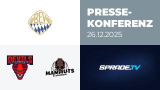 26.12.2025 - Pressekonferenz - Devils Ulm/Neu-Ulm vs. Schongau Mammuts