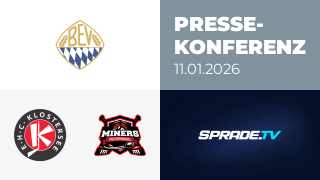 11.01.2026 - Pressekonferenz - EHC Klostersee vs. Peißenberg Miners