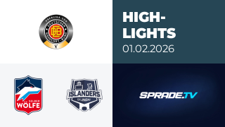 01.02.2026 - Highlights - Selber Wölfe vs. EV Lindau Islanders