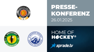 26.01.2025 - Pressekonferenz - Höchstadter EC vs. SC Riessersee