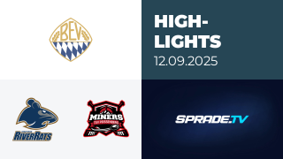 12.09.2025 - Highlights - ESC Riverrats Geretsried vs. TSV Peißenberg