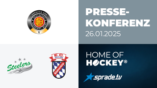 26.01.2025 - Pressekonferenz - Bietigheim Steelers vs. EC Peiting