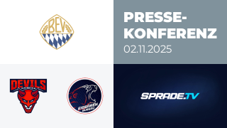 02.11.2025 - Pressekonferenz - Devils Ulm/Neu-Ulm vs. ESV Burgau 2000
