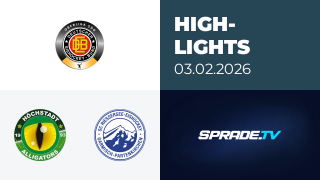 03.02.2026 - Highlights - Höchstadt Alligators vs. SC Riessersee