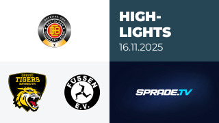 16.11.2025 - Highlights - onesto Tigers Bayreuth vs. EV Füssen