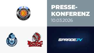 10.03.2026 - Pressekonferenz - KSW IceFighters Leipzig vs. ECDC Memmingen Indians