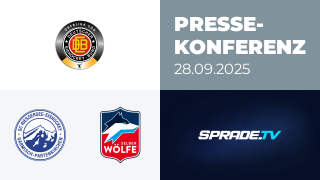 28.09.2025 - Pressekonferenz - SC Riessersee vs. Selber Wölfe