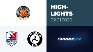 02.01.2026 - Highlights - Heilbronner Falken vs. EV Füssen