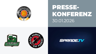 30.01.2026 - Pressekonferenz - Erding Gladiators vs. EHF Passau Black Hawks