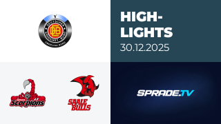 30.12.2025 - Highlights - Hannover Scorpions vs. Saale Bulls Halle