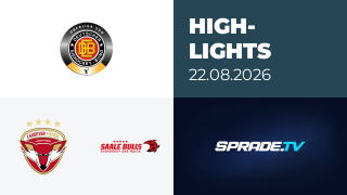 22.08.2026 - Highlights - Lausitzer Füchse vs. Saale Bulls Halle