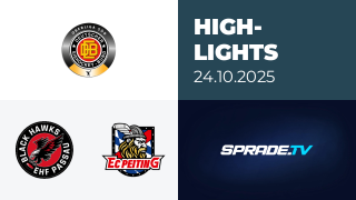 24.10.2025 - Highlights - EHF Passau Black Hawks vs. EC Peiting