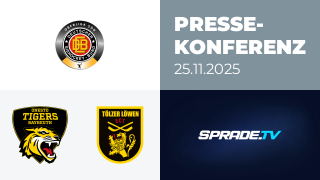 25.11.2025 - Pressekonferenz - onesto Tigers Bayreuth vs. Tölzer Löwen