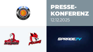 12.12.2025 - Pressekonferenz - Hannover Scorpions vs. Füchse Duisburg