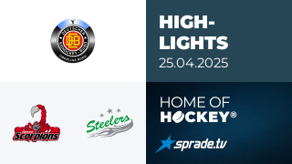 25.04.2025 - Highlights - Hannover Scorpions vs. Bietigheim Steelers