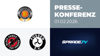01.02.2026 - Pressekonferenz - EHF Passau Black Hawks vs. EV Füssen