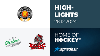 28.12.2024 - Highlights - Bietigheim Steelers vs. ECDC Memmingen Indians