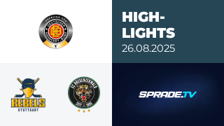 26.08.2025 - Highlights - Stuttgart Rebels vs. EC Bregenzerwald