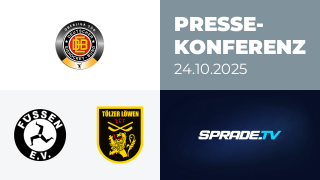 24.10.2025 - Pressekonferenz - EV Füssen vs. Tölzer Löwen
