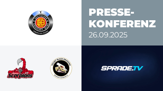 26.09.2025 - Pressekonferenz - Hannover Scorpions vs. TecArt BlackDragons
