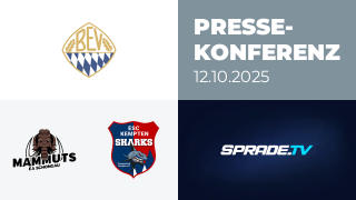 12.10.2025 - Pressekonferenz - Schongau Mammuts vs. ESC Kempten