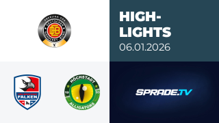 06.01.2026 - Highlights - Heilbronner Falken vs. Höchstadt Alligators