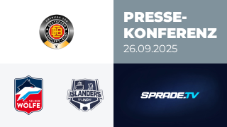 26.09.2025 - Pressekonferenz - Selber Wölfe vs. EV Lindau Islanders