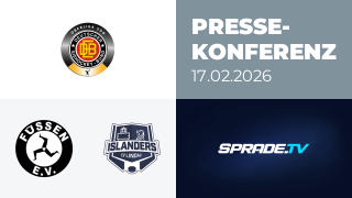 17.02.2026 - Pressekonferenz - EV Füssen vs. EV Lindau Islanders
