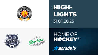 31.01.2025 - Highlights - EV Lindau Islanders vs. Bietigheim Steelers