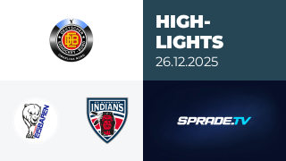 26.12.2025 - Highlights - Hammer Eisbären vs. Hannover Indians